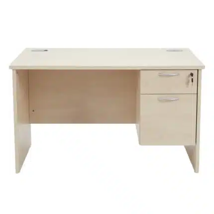 مكتب مقاس 120 × 60 سم مع وحدة أدراج 3 درج