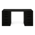 ⁦مكتب جيمنج ValorDesk بوحدتي أدراج – مقاس 160×60 سم⁩ - الصورة ⁦2⁩