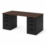 مكتب جيمنج ValorDesk بوحدتي أدراج – مقاس 160×60 سم